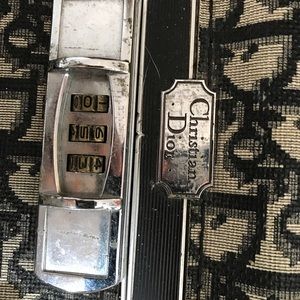 Christian Dior luggage set vintage